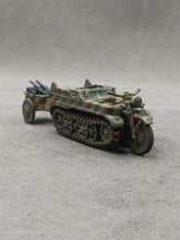 1/35 Half-Track Motorcycle with Ammunition Cart Painted Finished Model